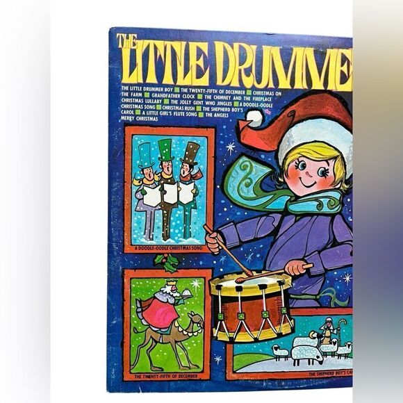 RARE VINTAGE “THE LITTLE DRUMMER BOY” LP CHRISTMAS HOLIDAY VINYL RECORD - Picture 5 of 10